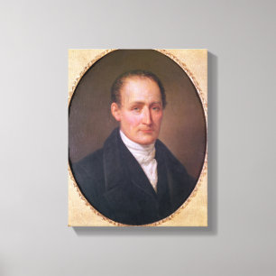 Porträt von Joseph Nicephore Niepce 1854 Leinwanddruck