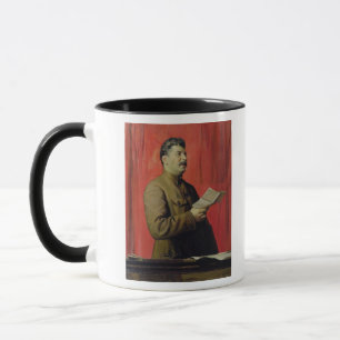 Porträt von Josif Stalin, 1933 Tasse
