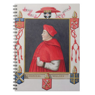 Porträt von Kardinal a Thomas Wolsey (c.1475-1530) Notizblock
