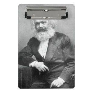 Porträt von Karl Marx Mini Klemmbrett