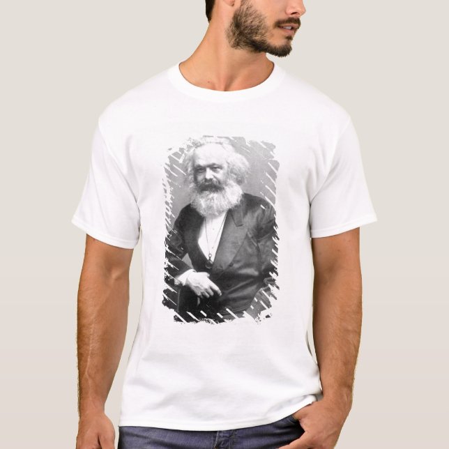 Porträt von Karl Marx T-Shirt (Vorderseite)
