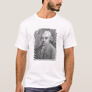 Porträt von Karl Philipp Emanuel Bach (1714-88) (e T-Shirt