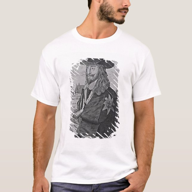 Porträt von König Charles I T-Shirt (Vorderseite)