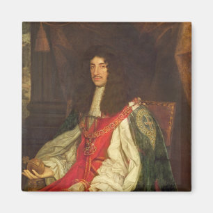 Porträt von König Charles II, c.1660-65 Magnet