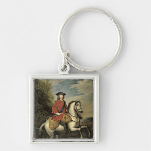 Porträt von König George I, 1717 Schlüsselanhänger