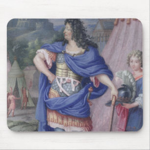 Porträt von König Louis-XIV von Frankreich Mousepad