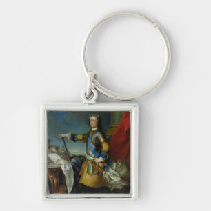 Porträt von König Louis-XV von Frankreich, c.172 Schlüsselanhänger