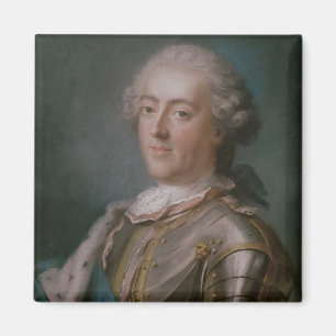 Porträt von König Louis-XV von Frankreich Magnet