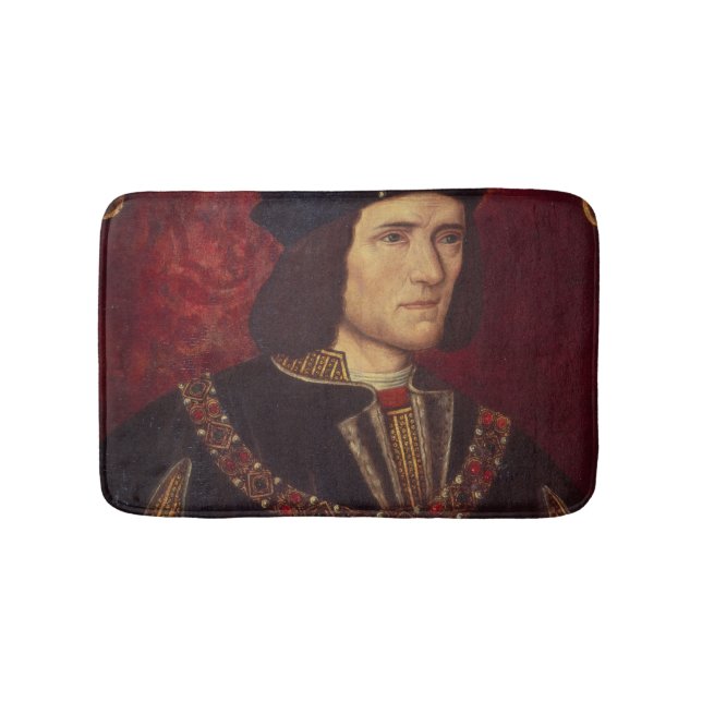 Porträt von König Richard III Badematte (Vorderseite)