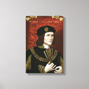 Porträt von König Richard III Leinwanddruck
