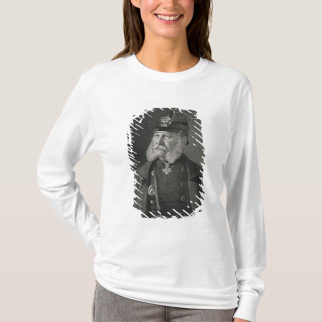 Porträt von König William-I von Preußen T-Shirt (Vorderseite)