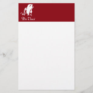Porträt von Leonardo Da Vinci Briefpapier