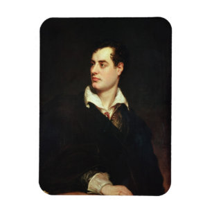 Porträt von Lord Byron (1788-1824) (Öl auf Magnet