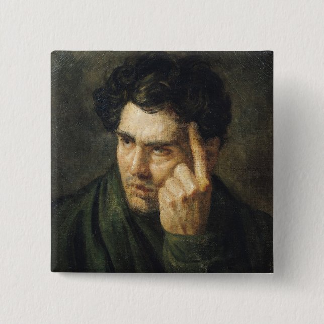 Porträt von Lord Byron Button (Vorderseite)