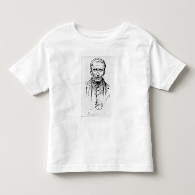 Porträt von Louis Braille Kleinkind T-shirt (Vorderseite)
