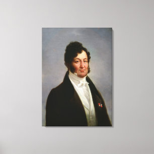 Porträt von Louis-Philippe König von Frankreich Leinwanddruck