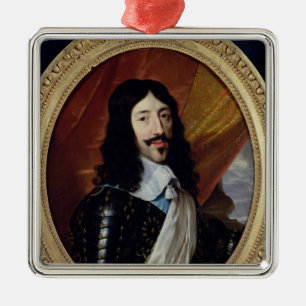 Porträt von Louis XIII nach 1610 Ornament Aus Metall