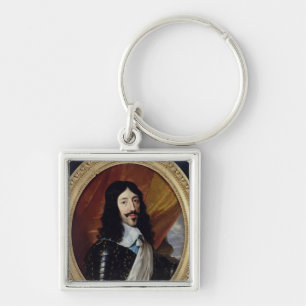 Porträt von Louis XIII nach 1610 Schlüsselanhänger