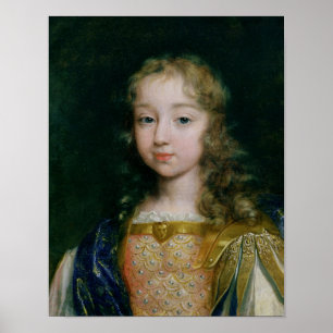 Porträt von Louis XIV als Kind Poster