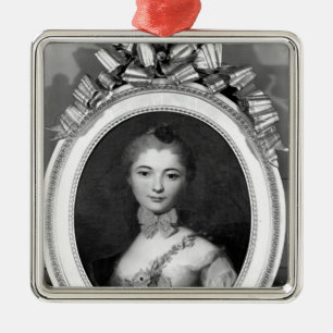 Porträt von Louise Honorine Crozat du Chatel Ornament Aus Metall
