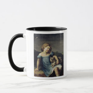 Porträt von Louise Vernet als Kind, 1818-19 Tasse