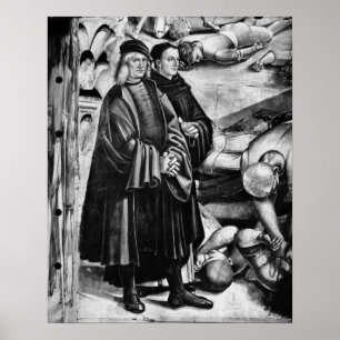 Porträt von Luca Signorelli und von Fra Angelico Poster