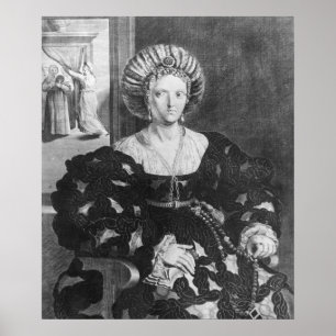 Porträt von Lucrezia Borgia Poster