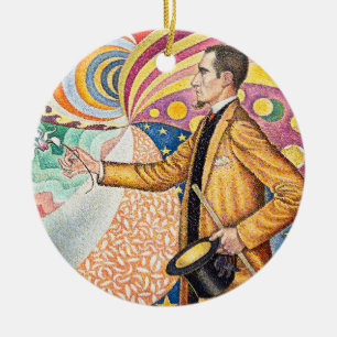 Porträt von M. Félix Fénéon 1890 von Paul Signac Keramik Ornament
