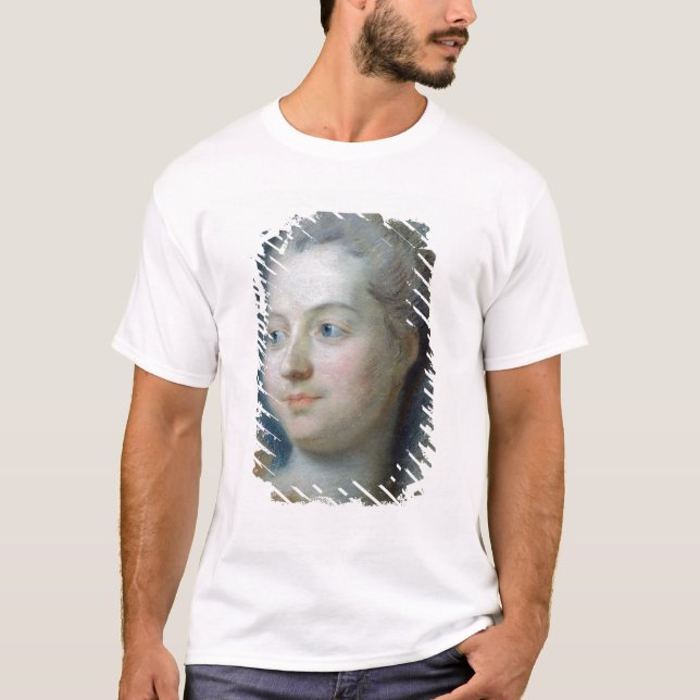 Porträt von Madame de Pompadour 1752 T-Shirt (Vorderseite)