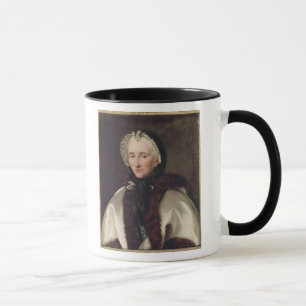 Porträt von Madame Francoise de Graffigny Tasse