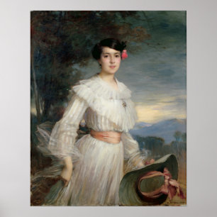 Porträt von Madeleine Reclus, 1902 Poster