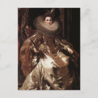 Porträt von Marchesa Pallavicino von Rubens Postca