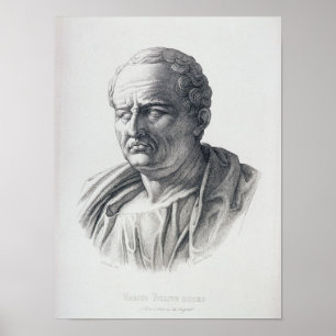 Porträt von Marcus Tullius Cicero Poster