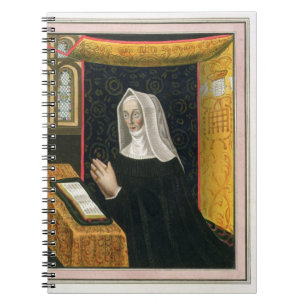 Porträt von Margaret Beaufort, Gräfin von Richmo Notizblock