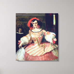 Porträt von Maria Guerrero Leinwanddruck