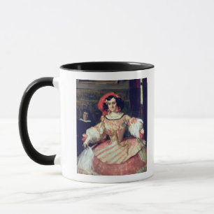 Porträt von Maria Guerrero Tasse