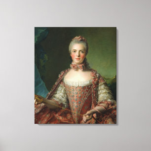 Porträt von Marie Adelaide 1756 Leinwanddruck