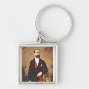 Porträt von Marie Francois Sadi Carnot 1887 Schlüsselanhänger