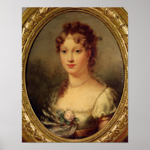 Porträt von Marie-Louise De Hapsburg-Lothringen Poster