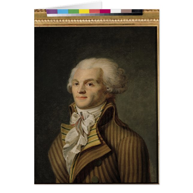 Porträt von Maximilien de Robespierre (Vorne)