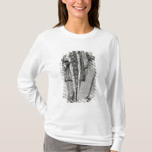 Porträt von Meriwether Lewis graviert T-Shirt