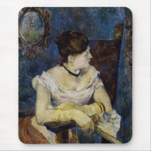 Porträt von Mette Gauguin, der Ehefrau des Künstle Mousepad
