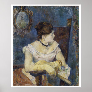Porträt von Mette Gauguin, der Ehefrau des Künstle Poster