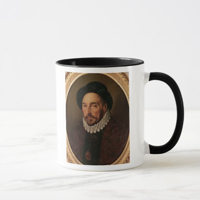 Porträt von Michel Eyquem de Montaigne Tasse (Rechts)