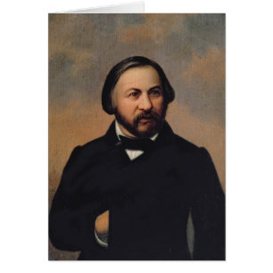 Porträt von Mikhail Ivanovich Glinka, 1850s