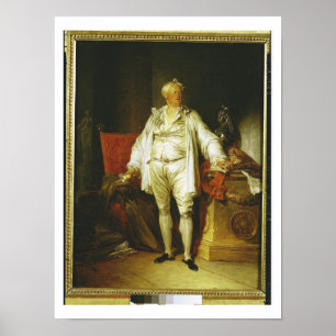 Porträt von Monsieur Bergeret de Grancourt (1715-8 Poster