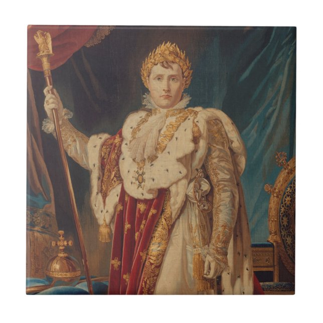 Porträt von Napoleon I | 1808-11 Fliese (Vorderseite)