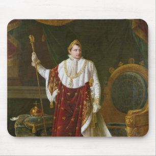 Porträt von Napoleon in seinen Krönungs-Roben Mousepad