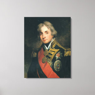 Porträt von Nelson Leinwanddruck