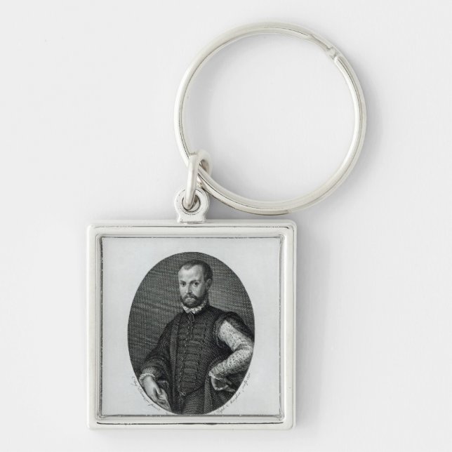 Porträt von Niccolo Machiavelli Schlüsselanhänger (Vorne)
